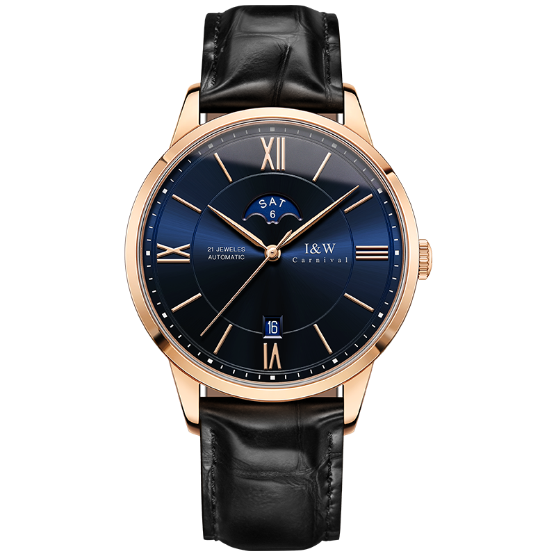 Men'S Fashion Week 2026 - CARNIVAL Moon Phase Automatic Watch 2026
