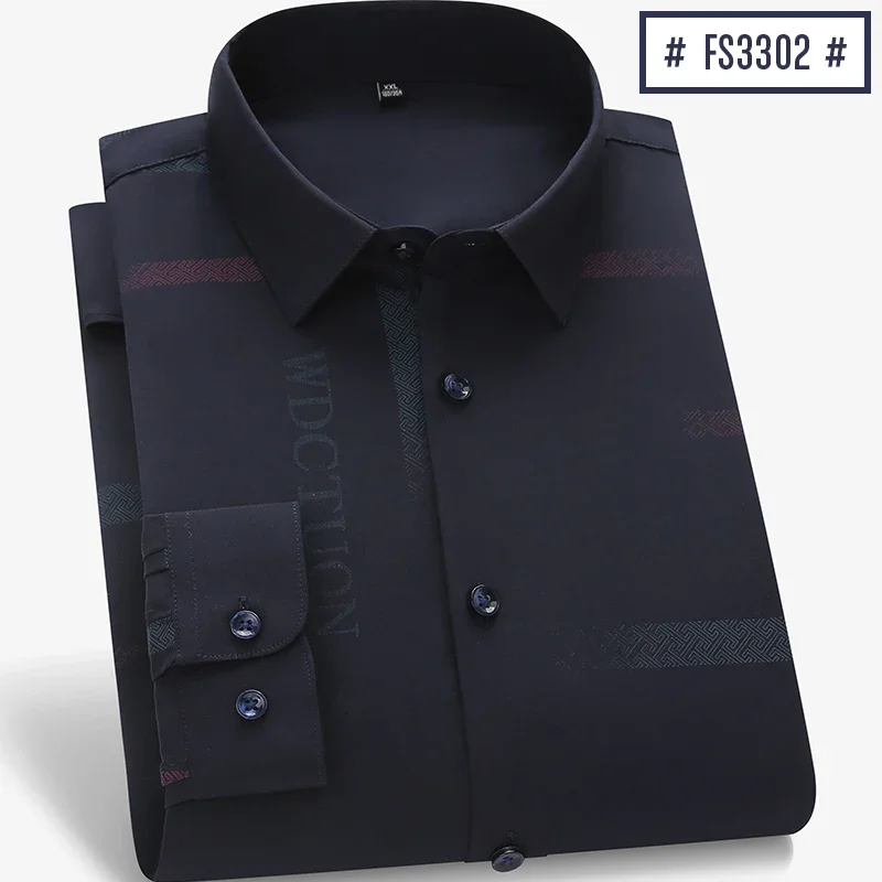 Dress Shirt Non-Iron - Men Dress Shirts Long Sleeve Stectch