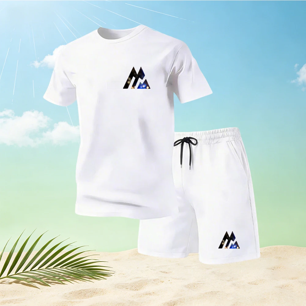 Men'S Fashion Model - 2026Summer Men's Fashion T-Shirts Sets O-neck
