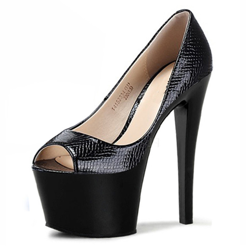 Men'S Fashion Model - Party platform performance open toe high