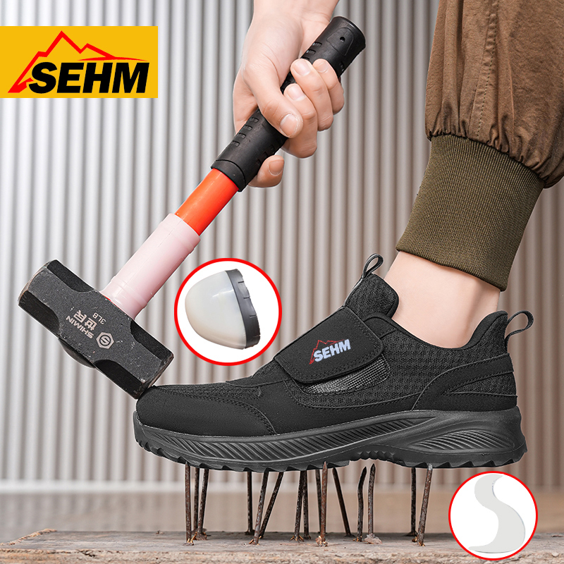 Men'S Fashion Loafers Shoes - Large Size Men Fashion Steel Toe