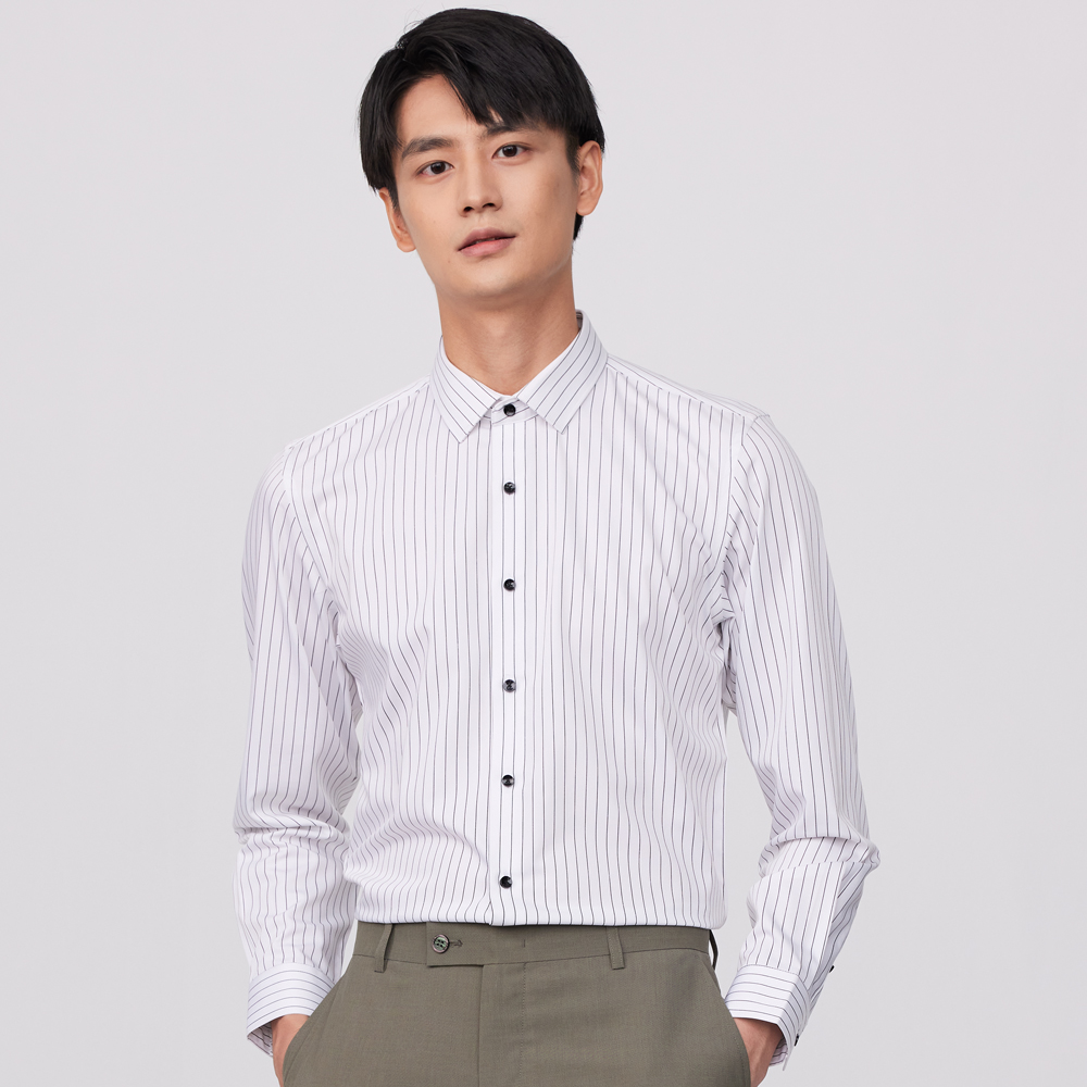 Dress Shirt Non-Iron - Men's Slim Fit Non-Iron Bamboo Fiber