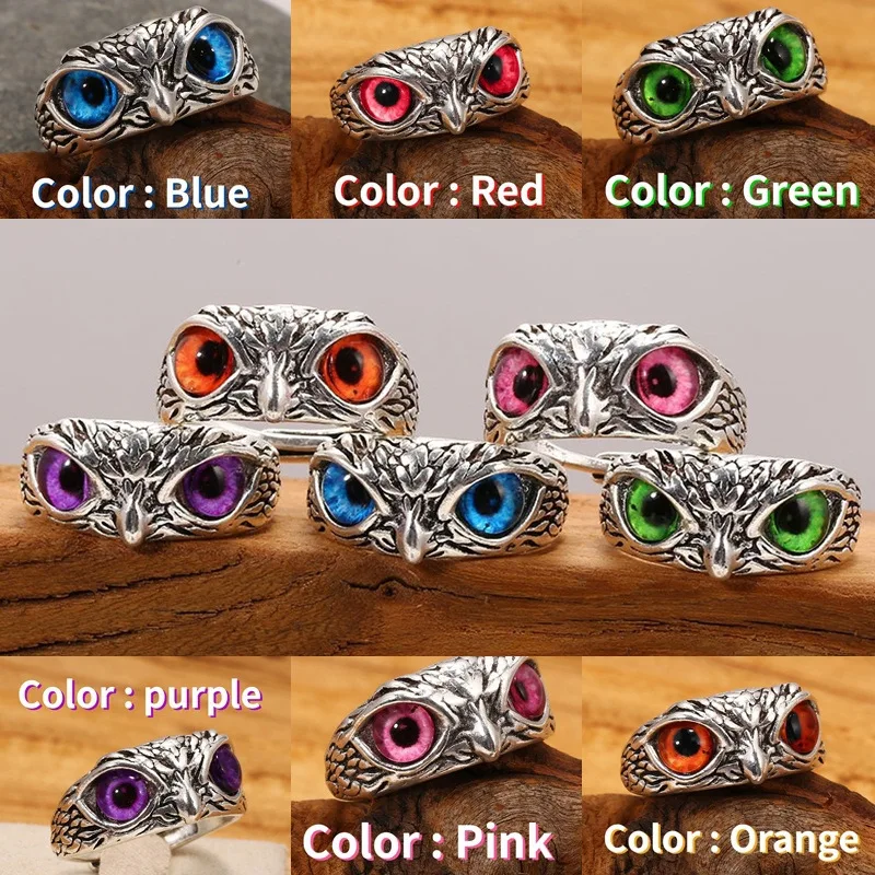 Charming Fashion Owl Ring Vint - Men'S Fashion Today ulasan dan harga