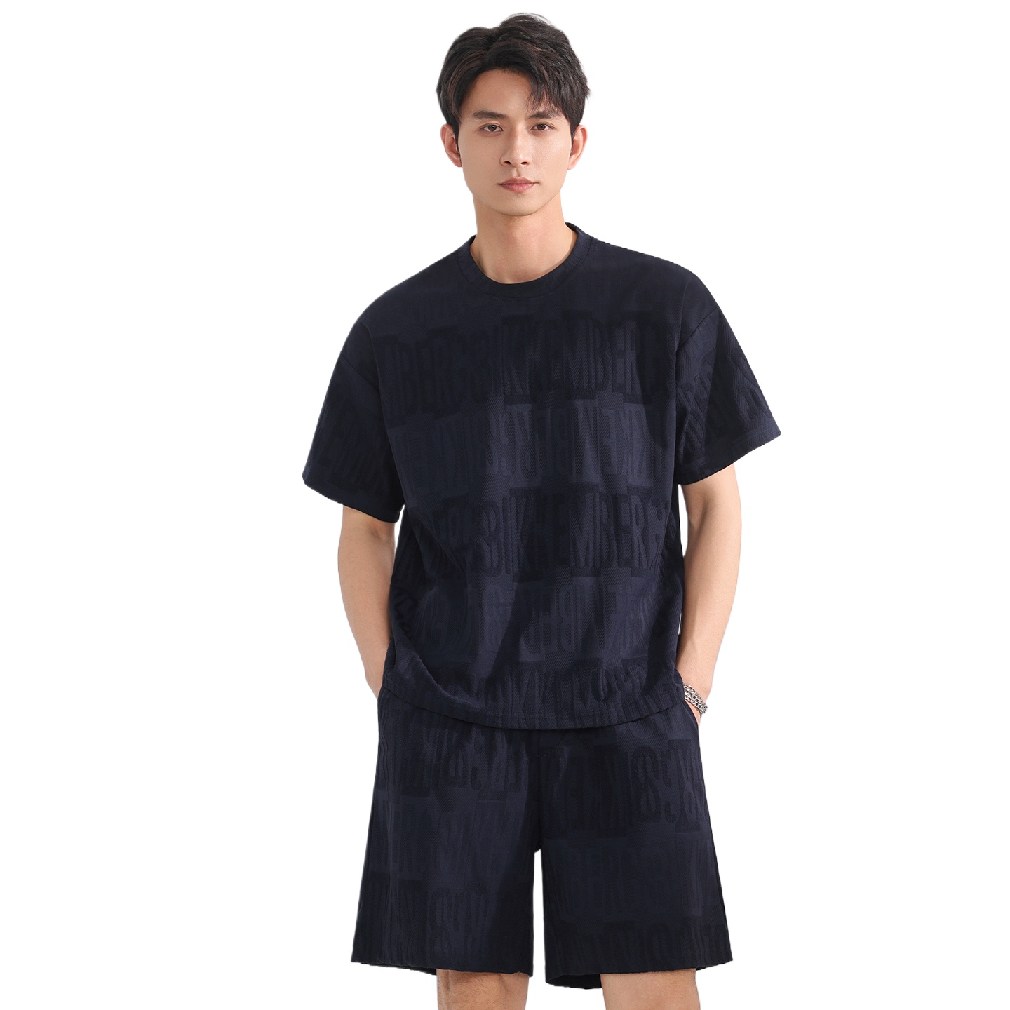 【Top 5-Point Pants】Men's T-Shi - Men'S Fashion T Shirts ulasan dan harga
