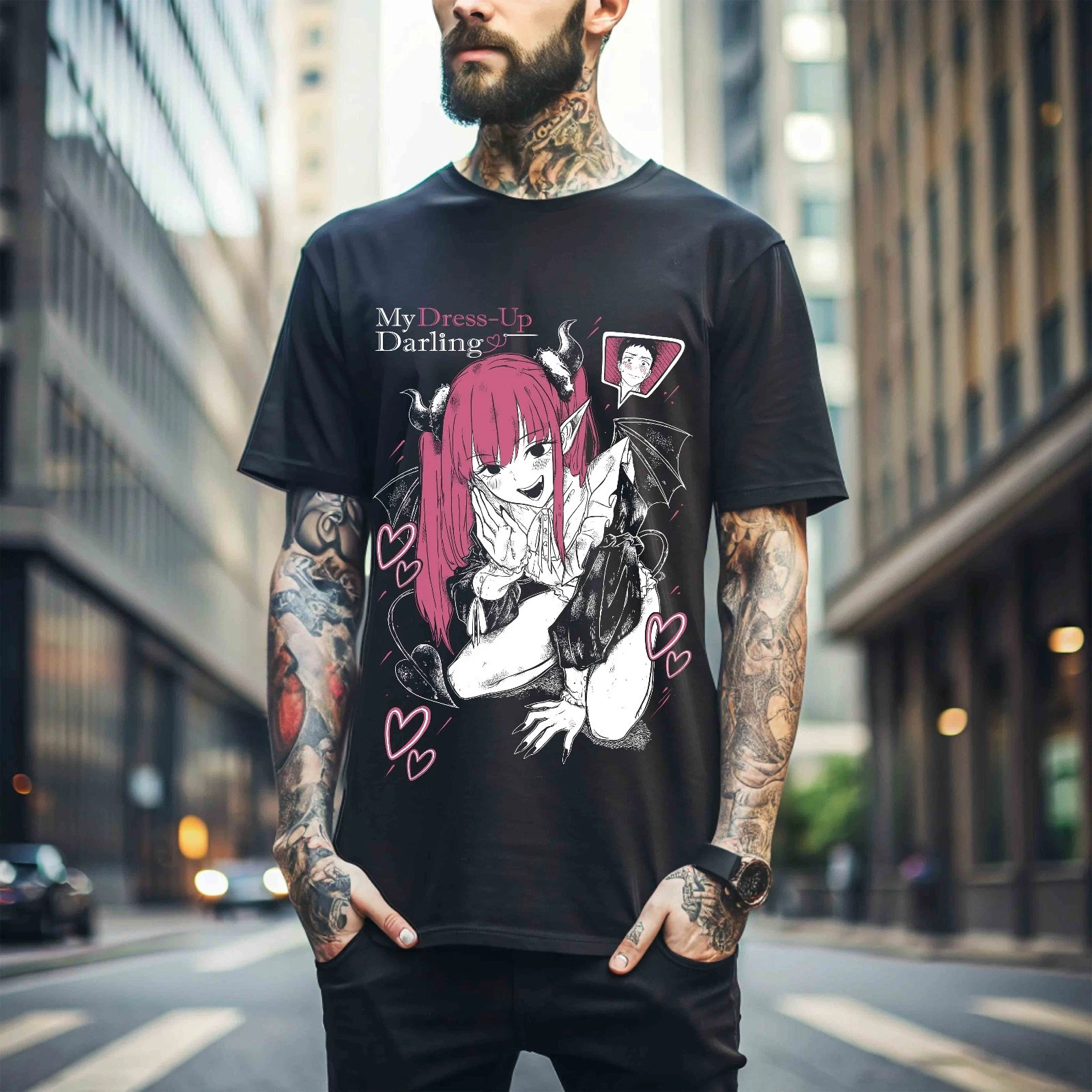Marin Kitagawa T-shirt My Dres - Mens Fashion Dress Shirts ulasan dan harga