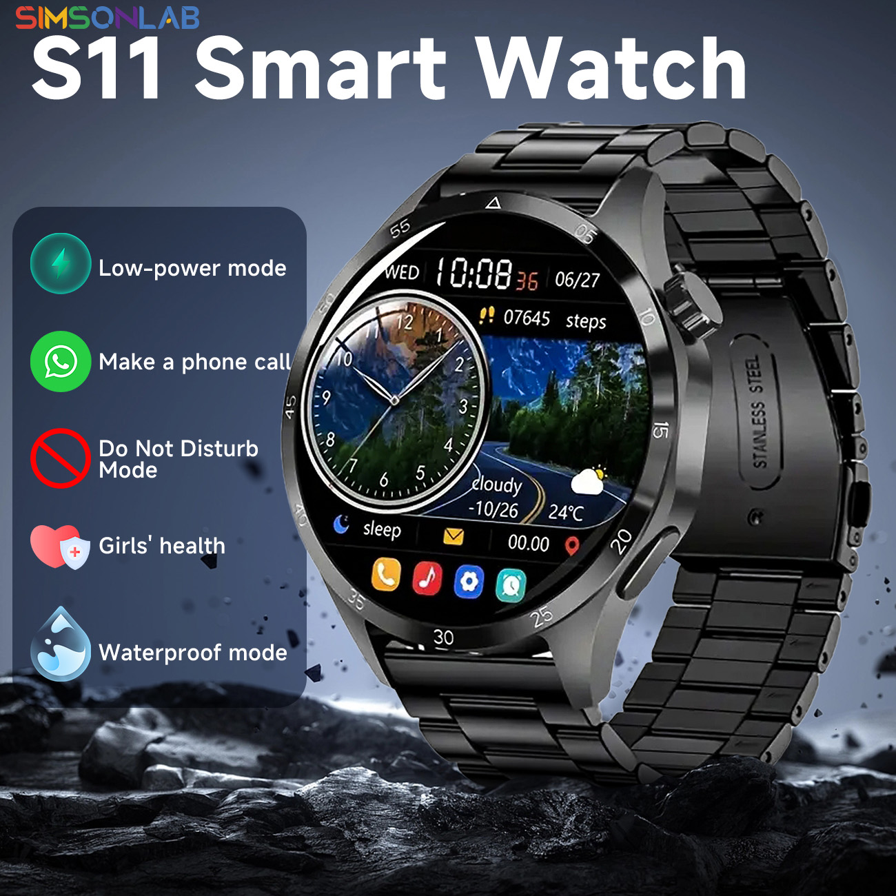 New Smartwatch Android IOS 1.5 - Men'S Fashion Week 2026 ulasan dan harga