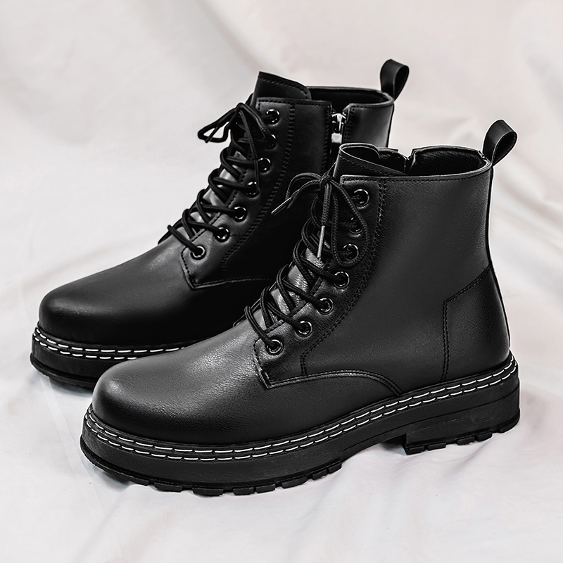 Men's 4-Season Black Patent Le - Mens Fashion Modern ulasan dan harga
