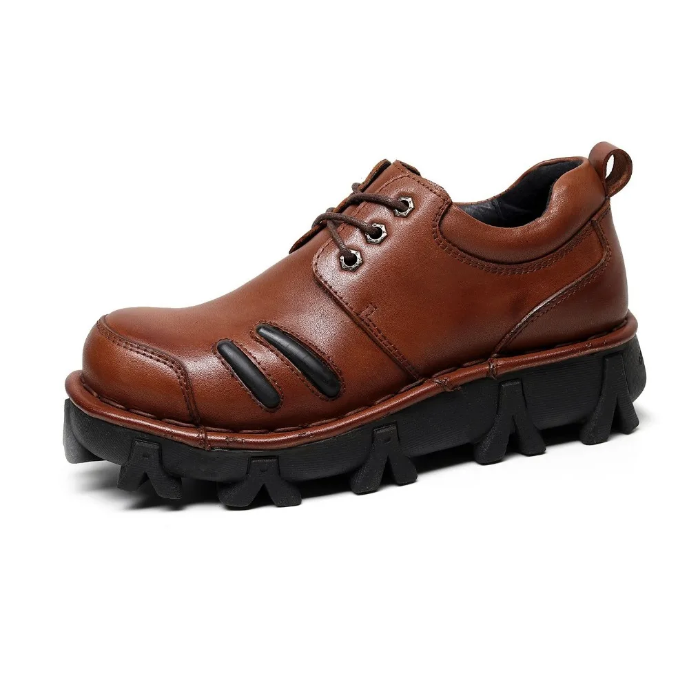 Fashion Genuine Leather Ankle  - Men'S Fashion Loafers Shoes ulasan dan harga