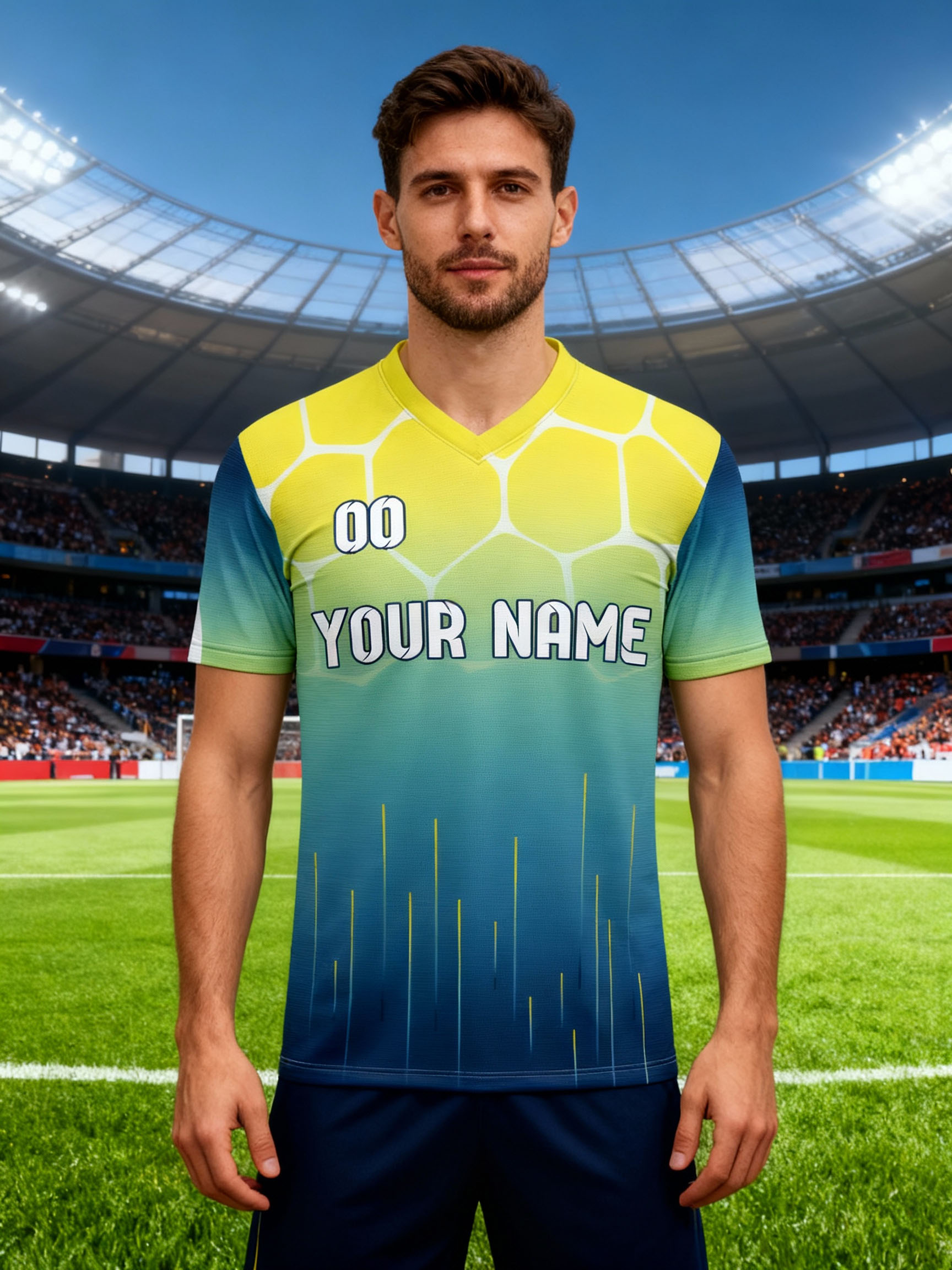 Custom Soccer Jersey With Cust - Mens Fashion Modern ulasan dan harga
