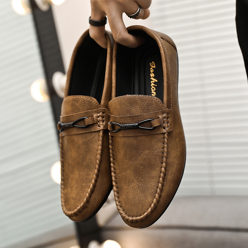 Luxury Men Casual Shoes Fashio - Men'S Fashion Loafers Shoes ulasan dan harga