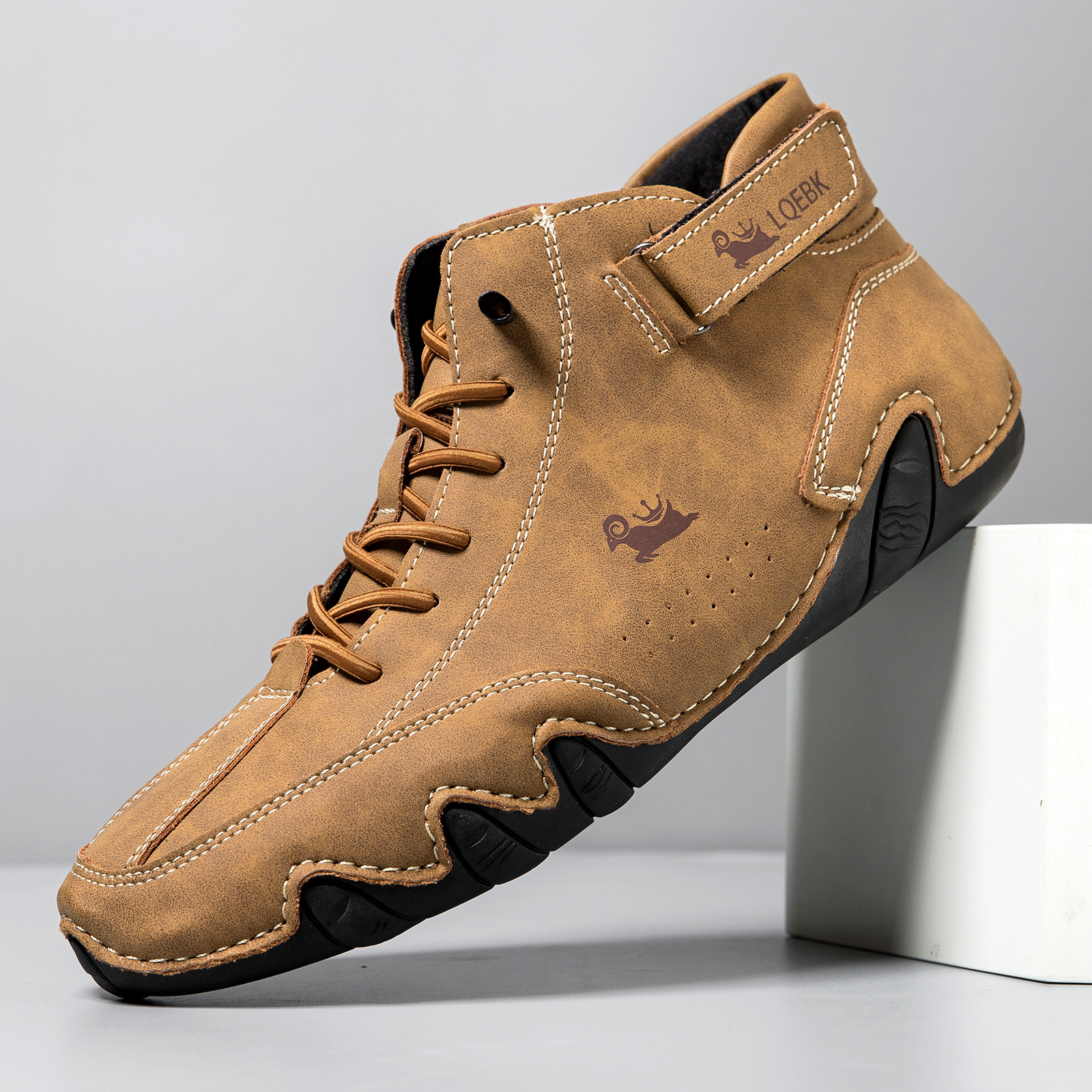 Leather Casual Shoes Sneakers  - Men'S Fashion Loafers Shoes ulasan dan harga