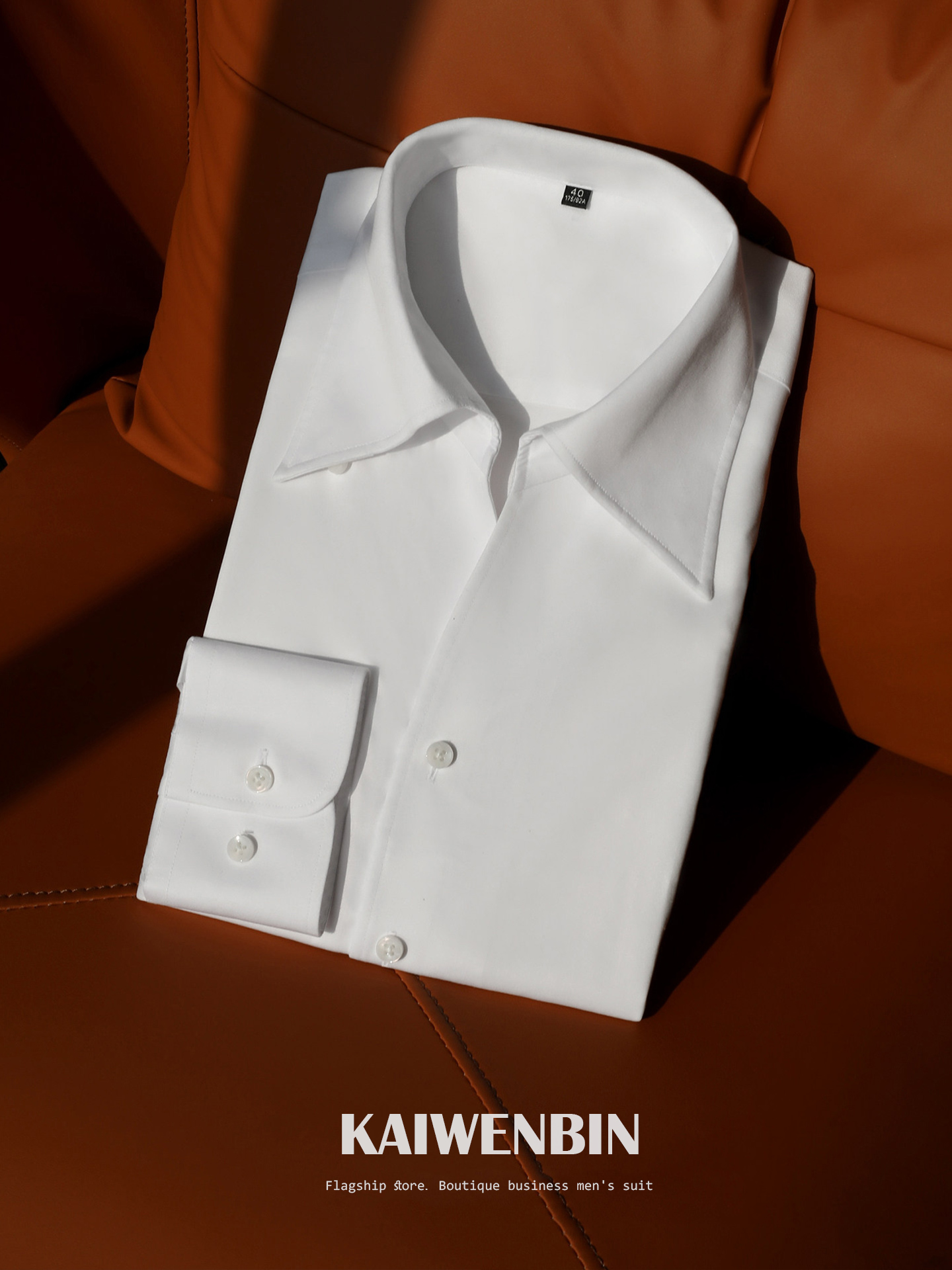 Men's Point Collar Shirt Cotto - Dress Shirt Non-Iron ulasan dan harga