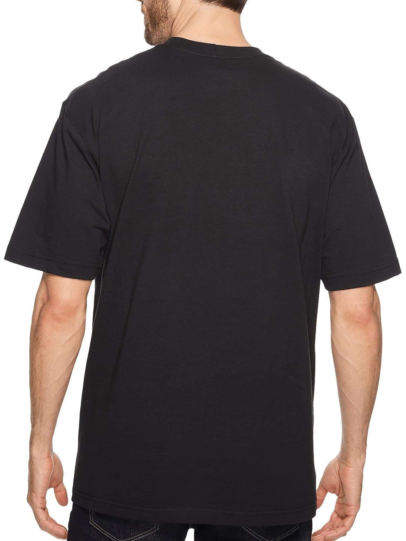 100% Cotton Solid Tshirts Mens - Men'S Fashion Clothing ulasan dan harga