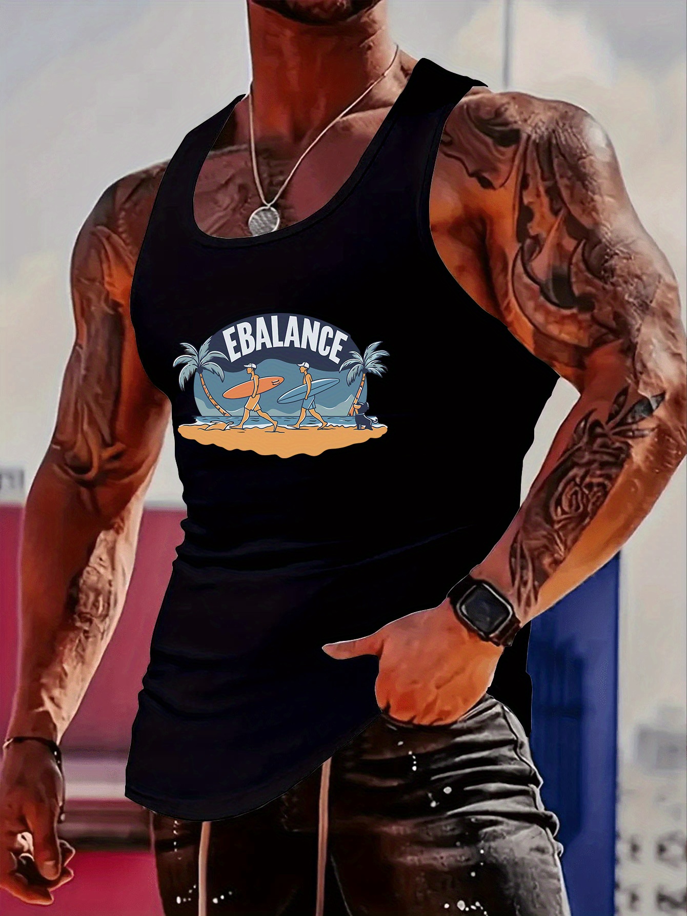 Fashionable trend muscular man - Men'S Fashion T Shirts ulasan dan harga