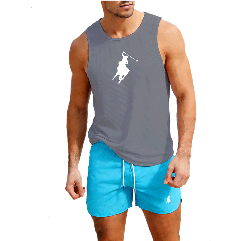 European Men Summer Vest and S - Men'S Fashion Clothing ulasan dan harga