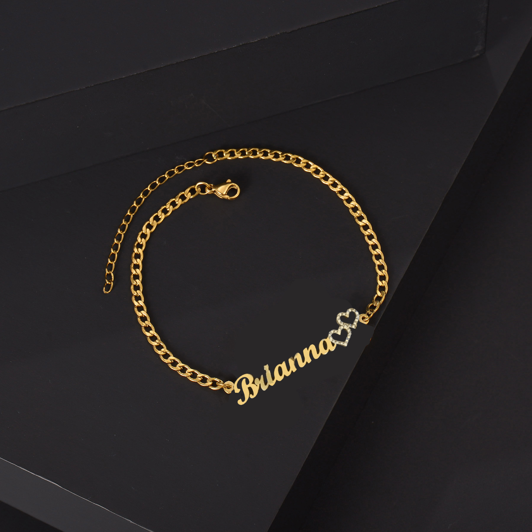 Acheerup New Custom Name Neckl - Men'S Fashion Jewelry Bracelets ulasan dan harga