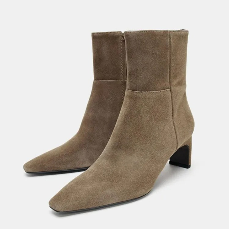 New Winter Suede Women High Bo - Mens Fashion Modern ulasan dan harga
