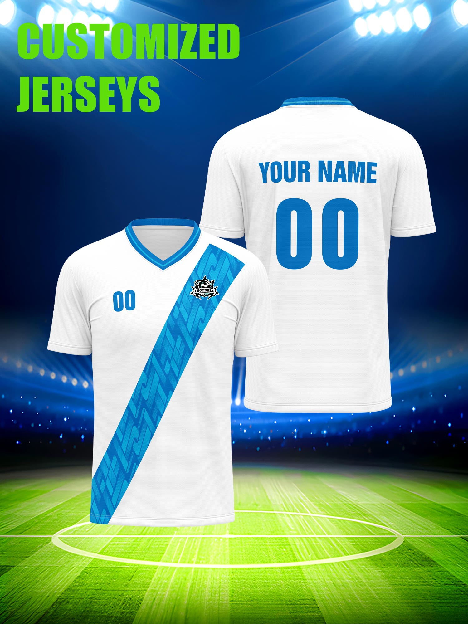 Custom Soccer Jersey With Cust - Mens Fashion Modern ulasan dan harga