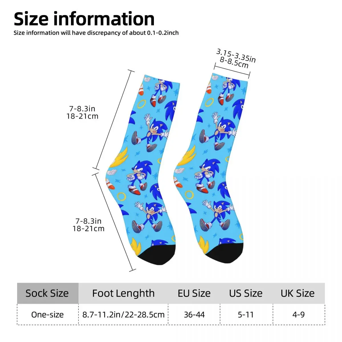 All Seasons S O N I C Socks Ha - Men'S Fashion Today ulasan dan harga