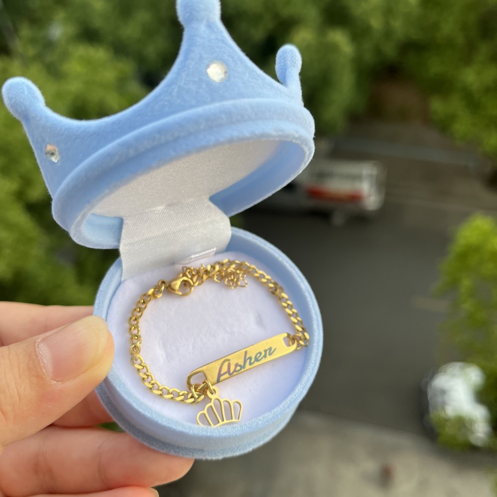 DUOYING Custom Name Necklace F - Men'S Fashion Jewelry Bracelets ulasan dan harga