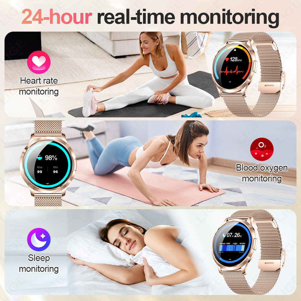 LIGE 2026 New Smart Watch Wome - Men'S Fashion Week 2026 ulasan dan harga