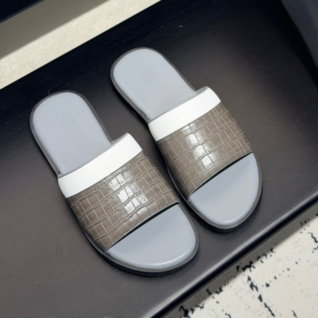 Handmade Cowhide Sandals Luxur - Men'S Fashion Model ulasan dan harga
