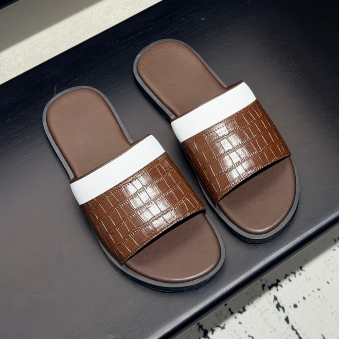 Handmade Cowhide Sandals Luxur - Men'S Fashion Model ulasan dan harga