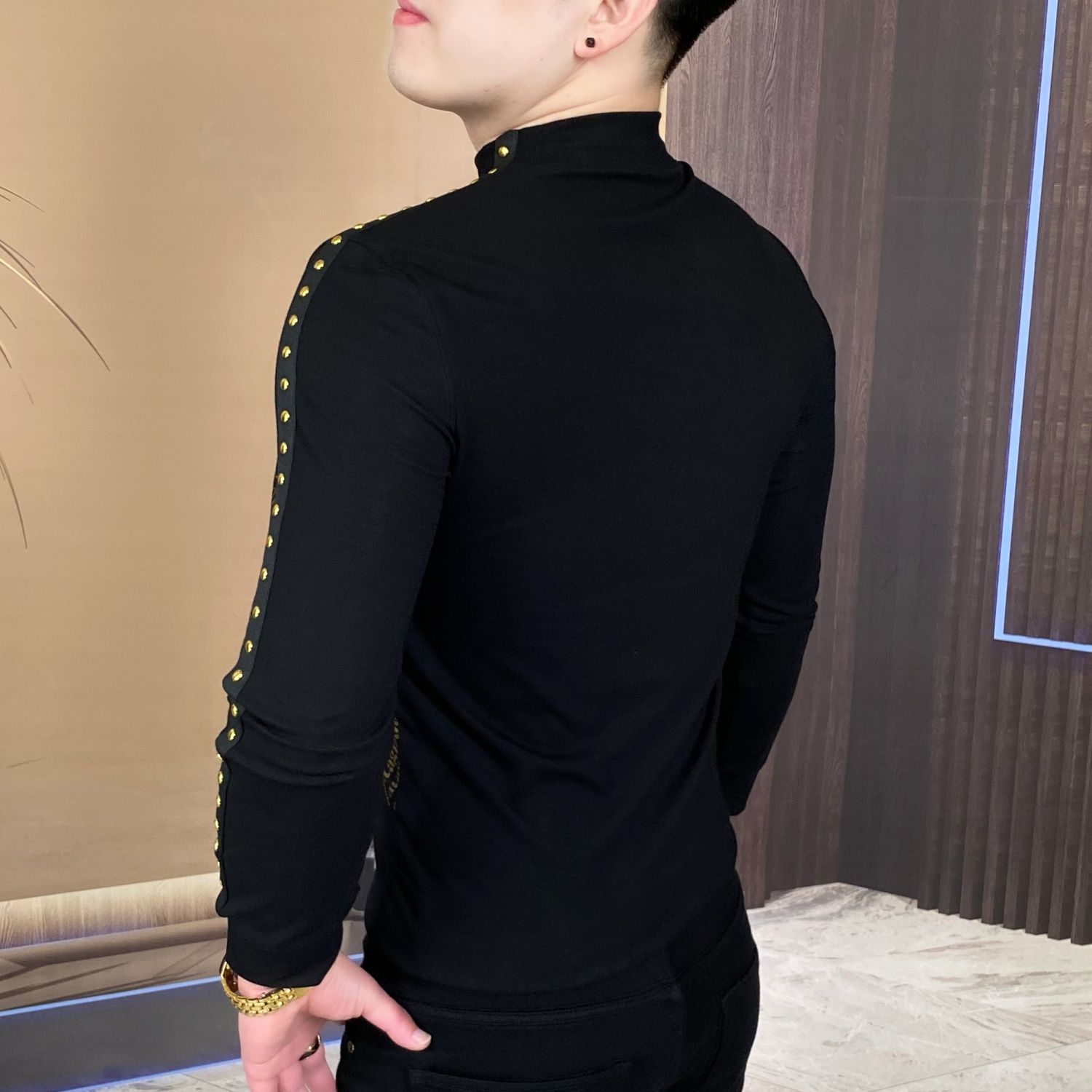 New long-sleeved tops for fash - Men'S Fashion T Shirts ulasan dan harga