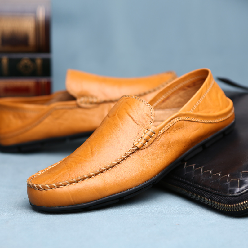 Men's Leather Casual loafers S - Men'S Fashion Loafers Shoes ulasan dan harga