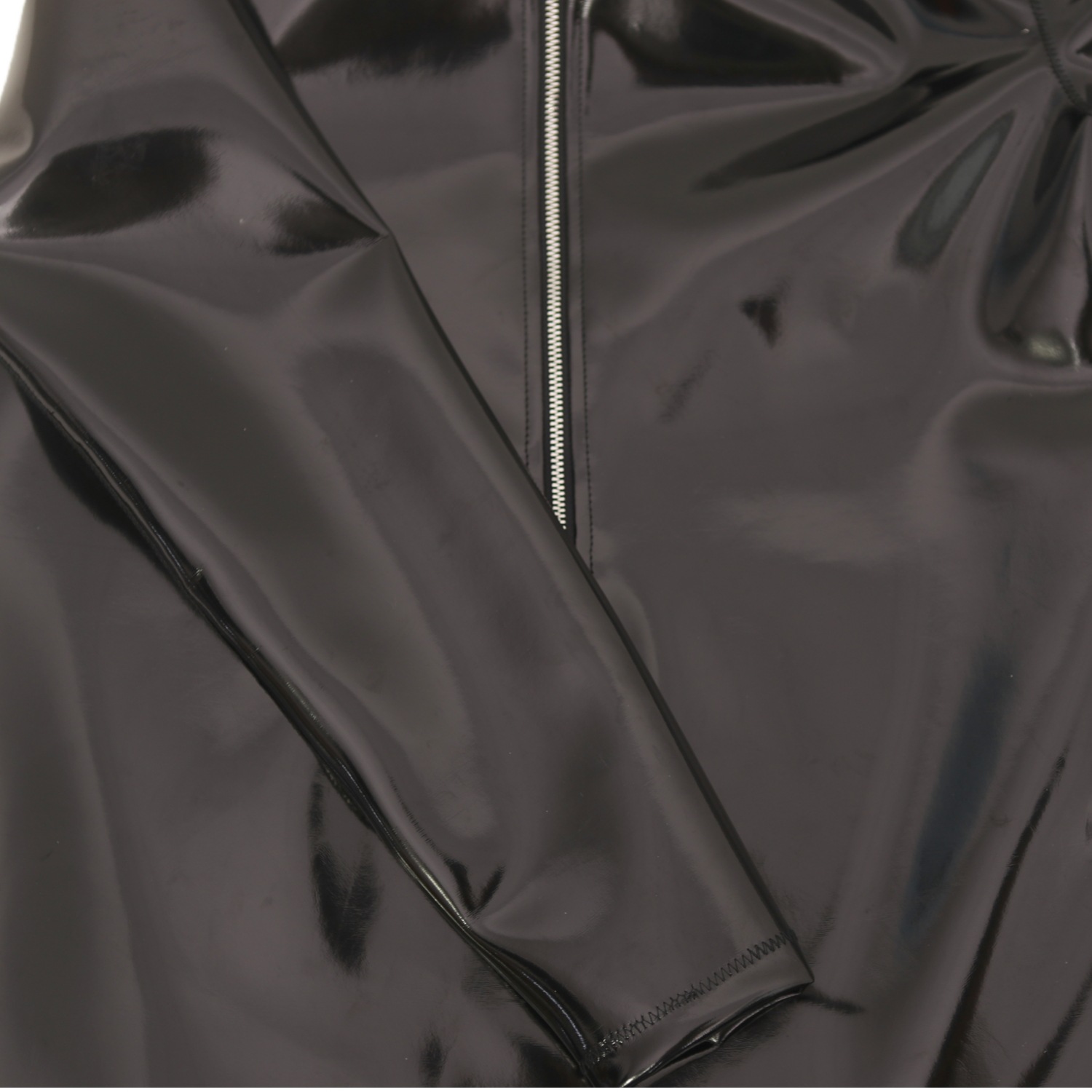 Sexy Men PVC Glossy Shiny Long - Men'S Fashion T Shirts ulasan dan harga