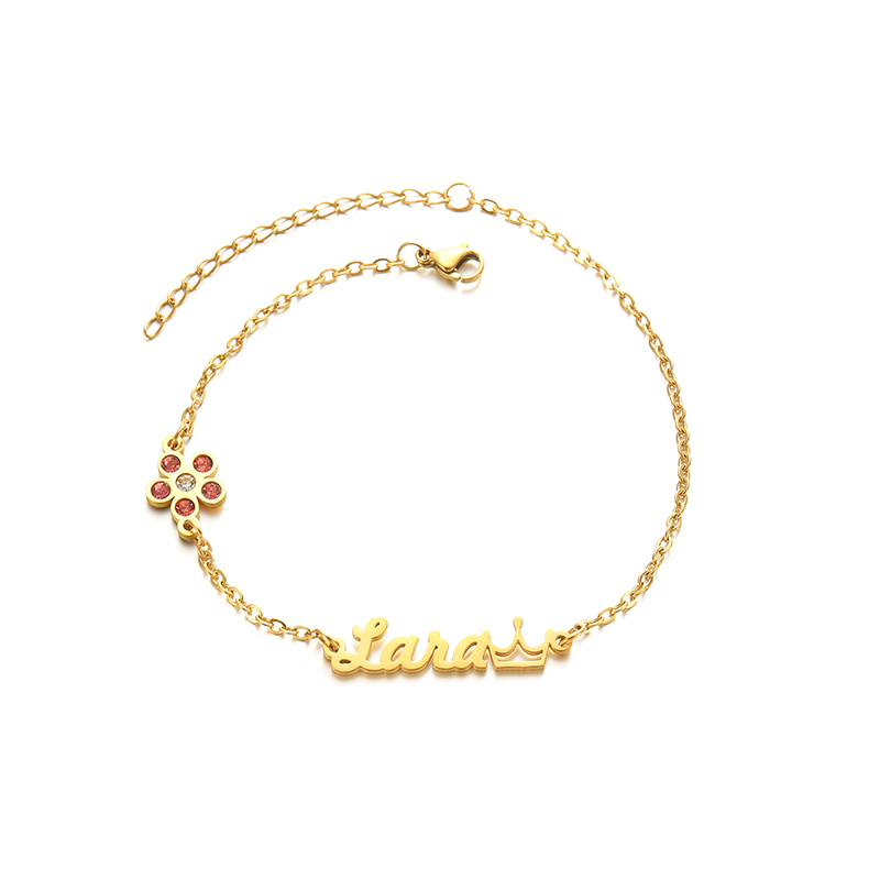 Goxijite Customize Name Neckla - Men'S Fashion Jewelry Bracelets ulasan dan harga