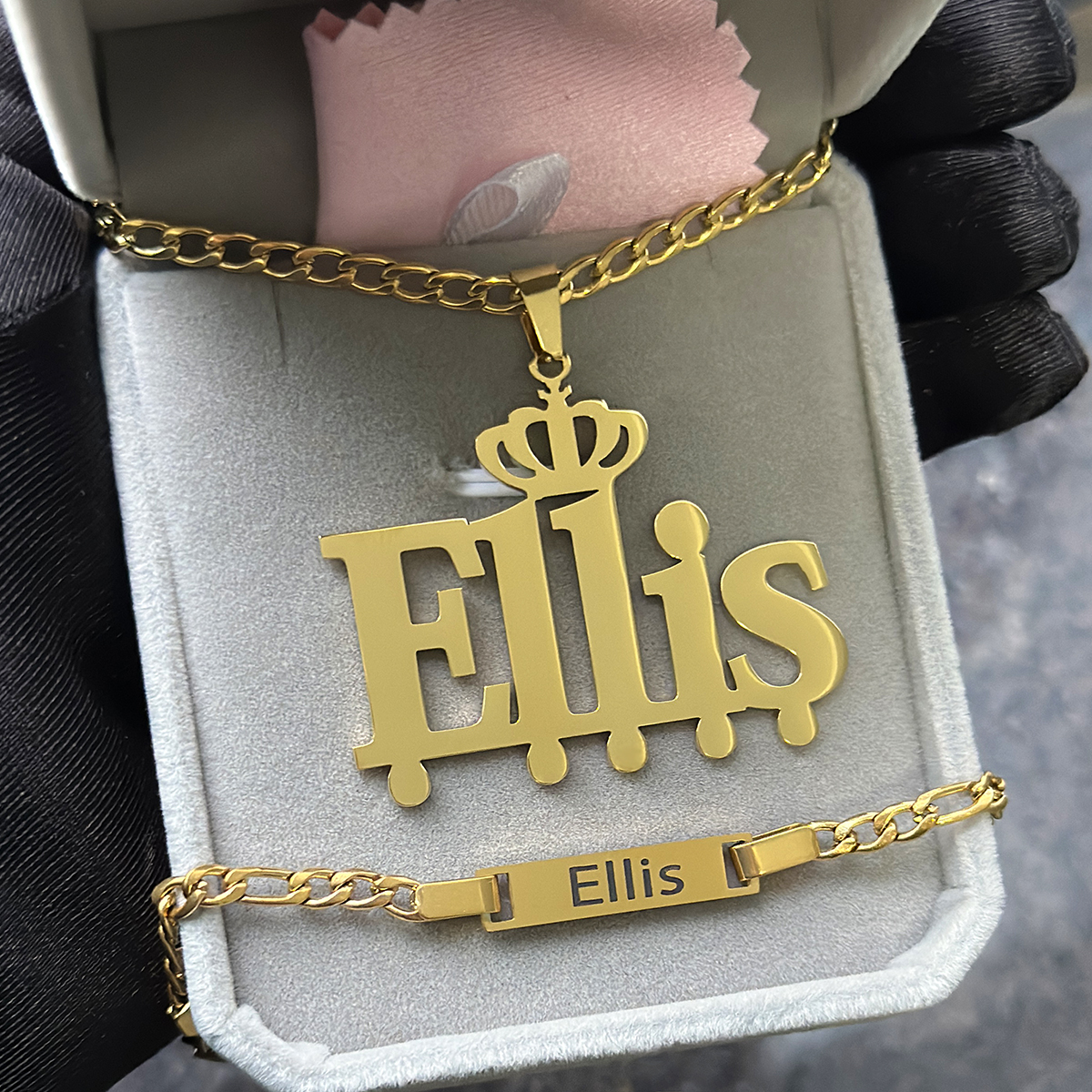 Custom Little Boy Name Necklac - Men'S Fashion Jewelry Bracelets ulasan dan harga