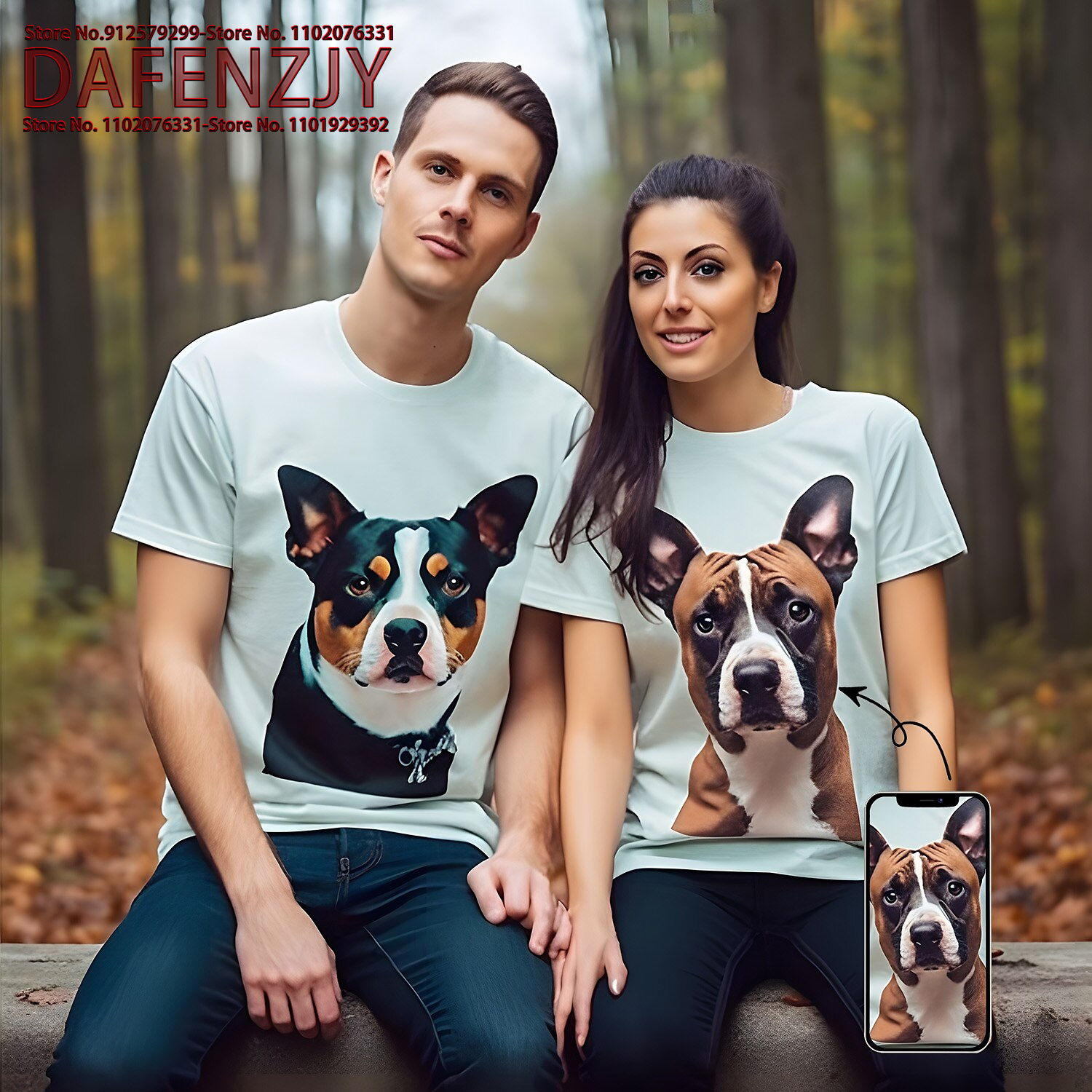 Custom Funny Pet Photo 3D All  - Mens Fashion Dress Shirts ulasan dan harga