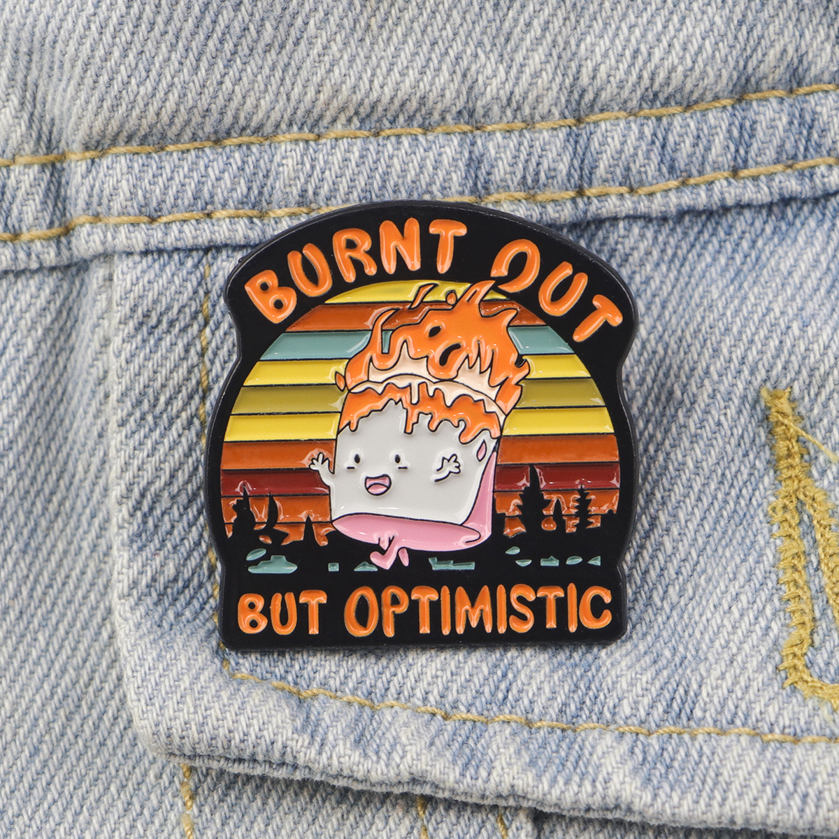 Fire Badges Enamel Pin Brooche - Men'S Fashion Model ulasan dan harga