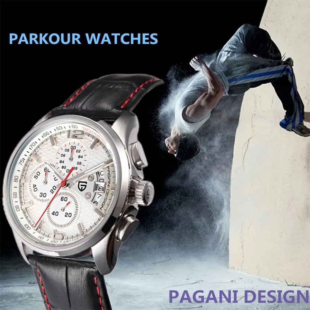 PAGANI DESIGN New PD-3306 Chro - Mens Fashion Modern ulasan dan harga