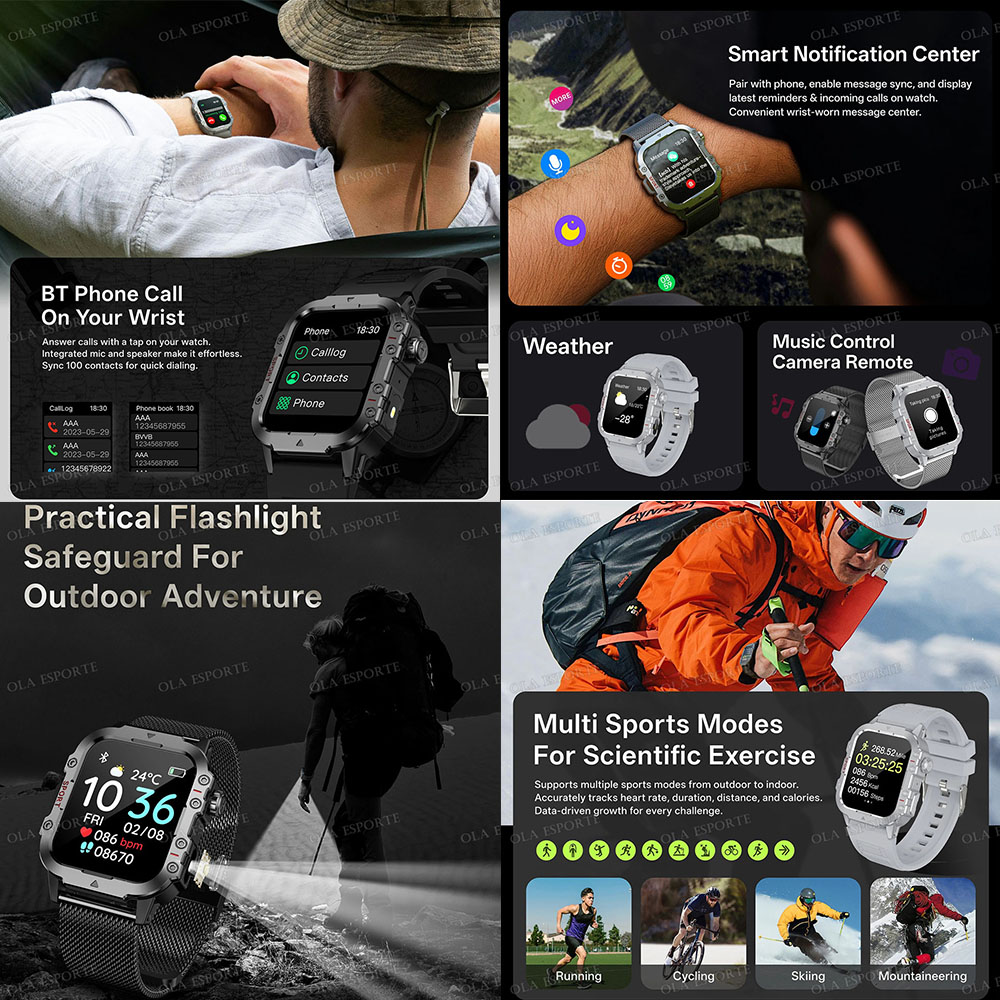 2026 Smartwatch Men Bluetooth  - Men'S Fashion Week 2026 ulasan dan harga