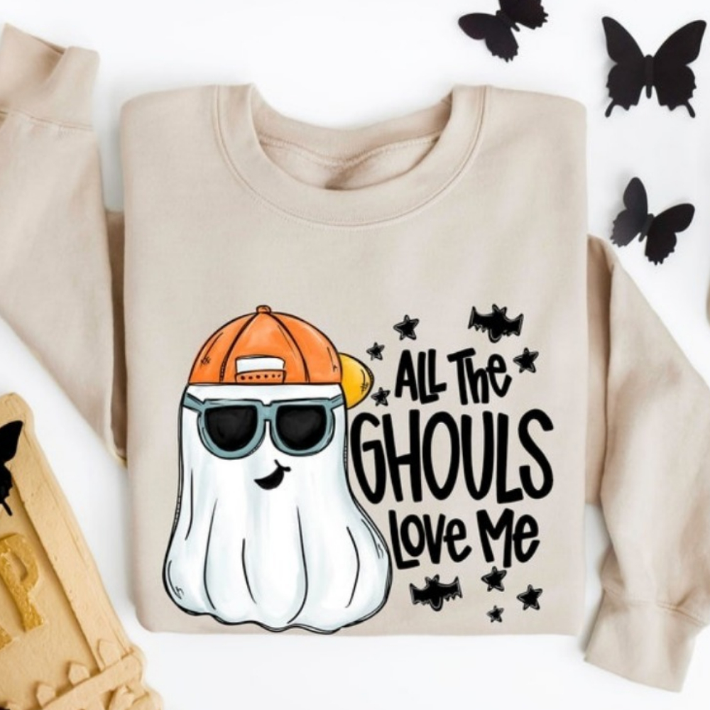All The Ghouls Love Me Sweatsh - Men'S Fashion For 70 Year Old ulasan dan harga