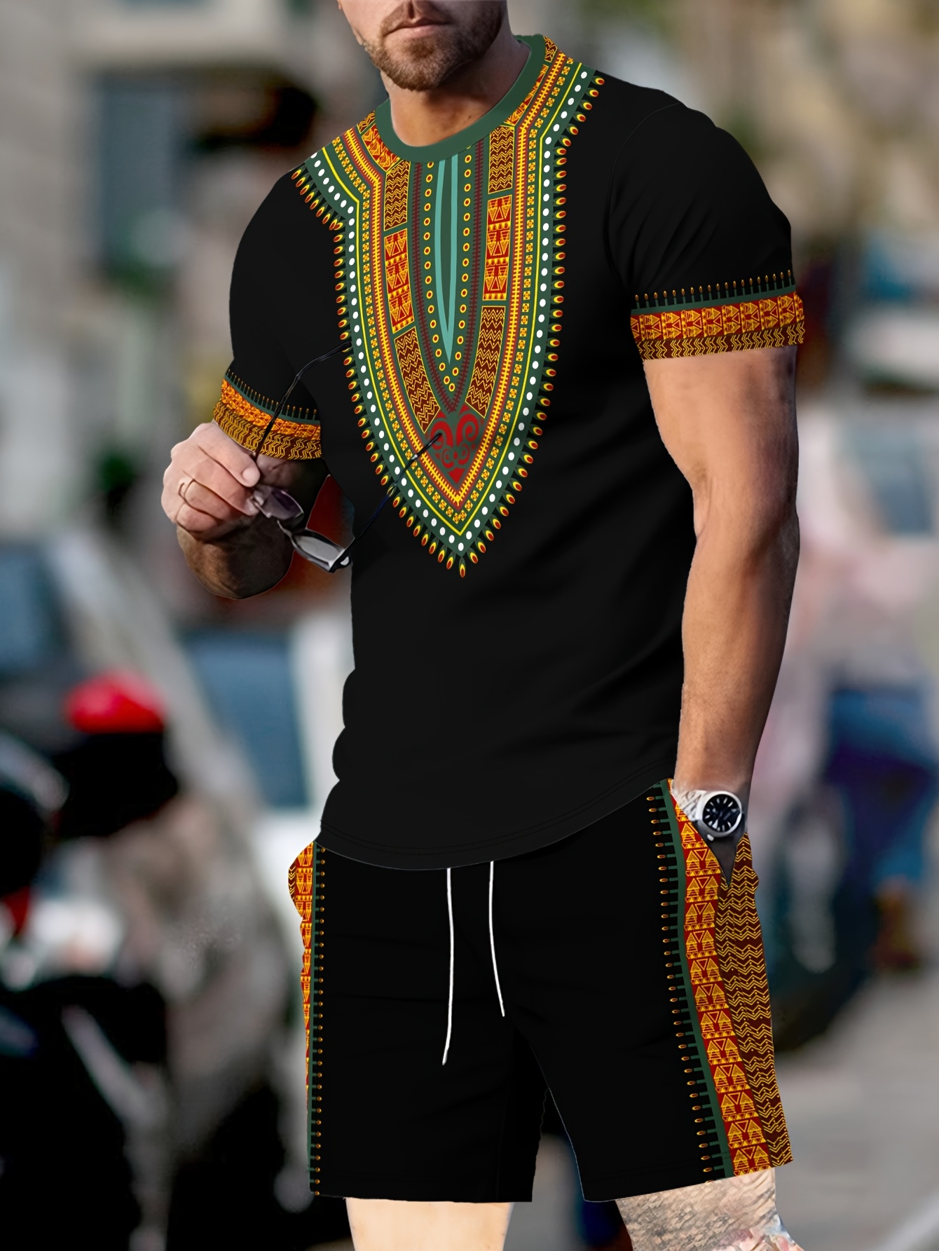 New Men's Suits African Dashik - Men'S Fashion Clothing ulasan dan harga