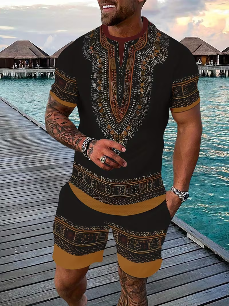 New Men's Suits African Dashik - Men'S Fashion Clothing ulasan dan harga