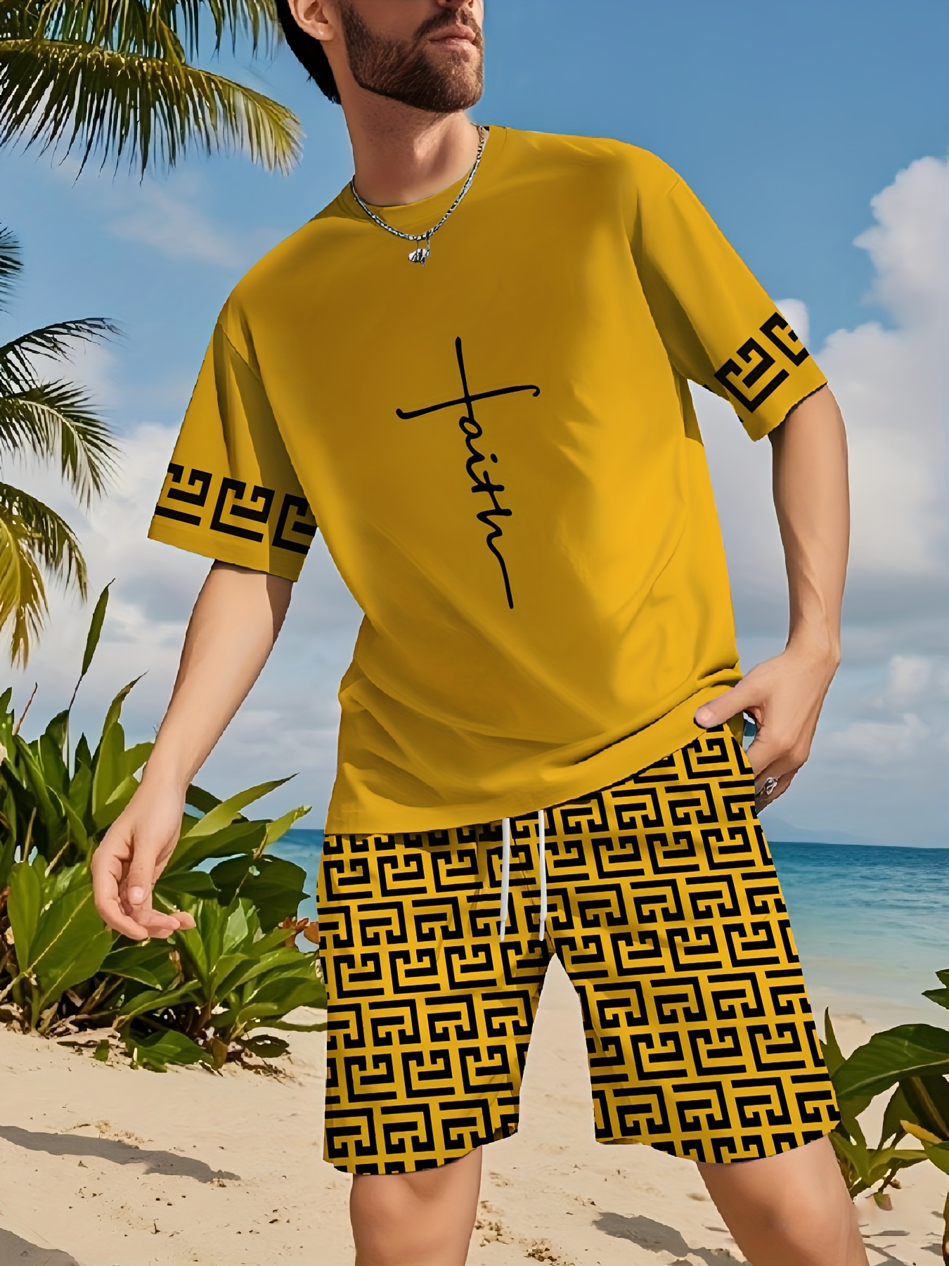 3D Printing Men's Casual Fashi - Mens Fashion Modern ulasan dan harga