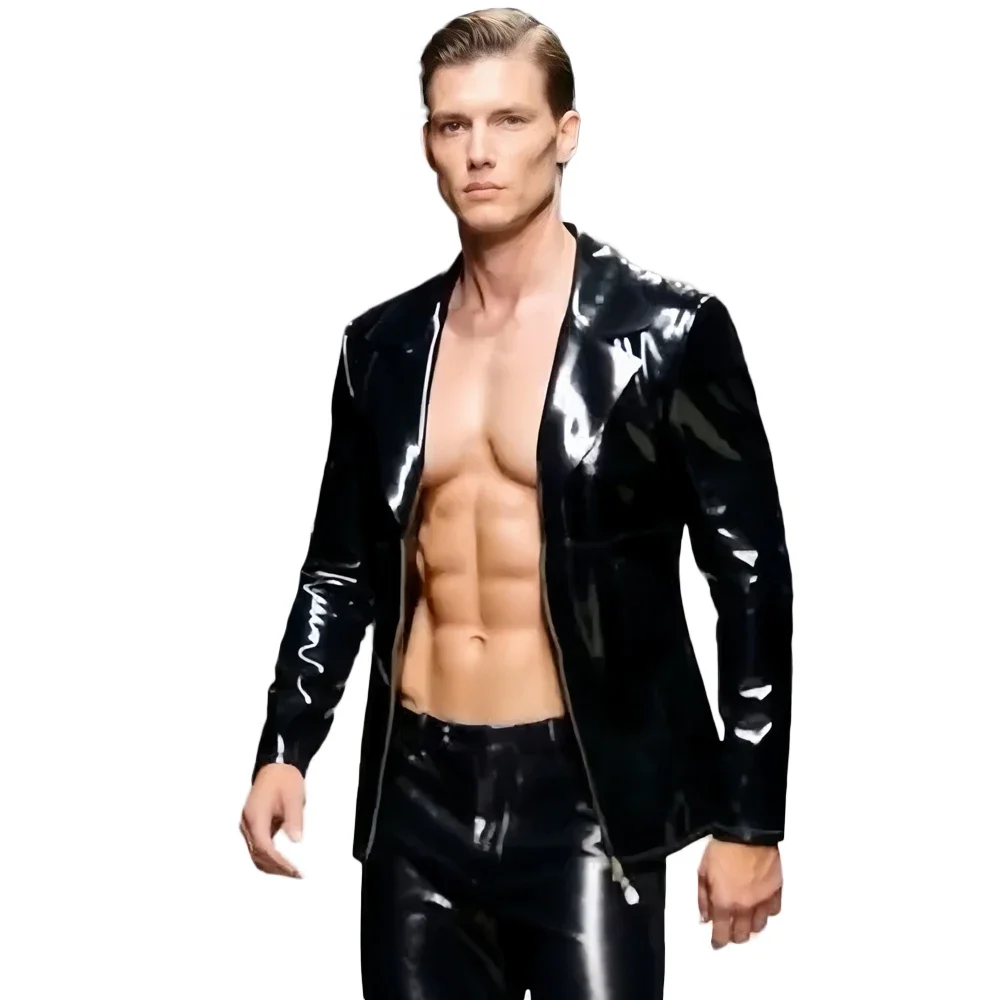 Men's Long Sleeve T-shirts PVC - Men'S Fashion T Shirts ulasan dan harga