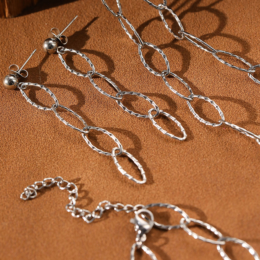 Stainless Steel Necklace New S - Men'S Fashion For 70 Year Old ulasan dan harga