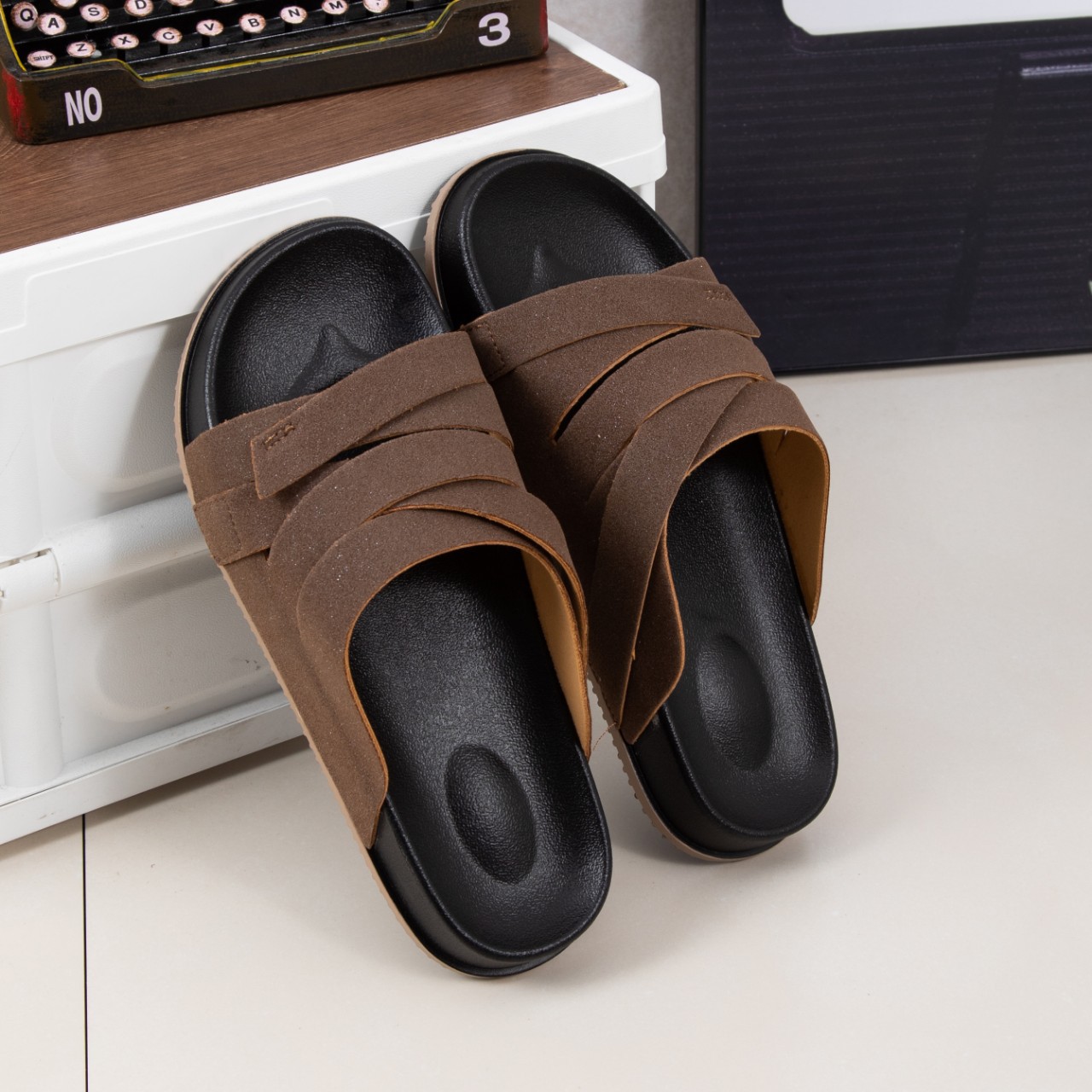 Men Luxury Mesh Slides Summer  - Men'S Fashion Loafers Shoes ulasan dan harga