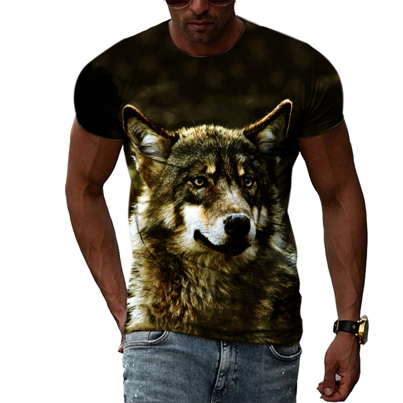 Casual Men's Animal Print T-sh - Mens Fashion Dress Shirts ulasan dan harga