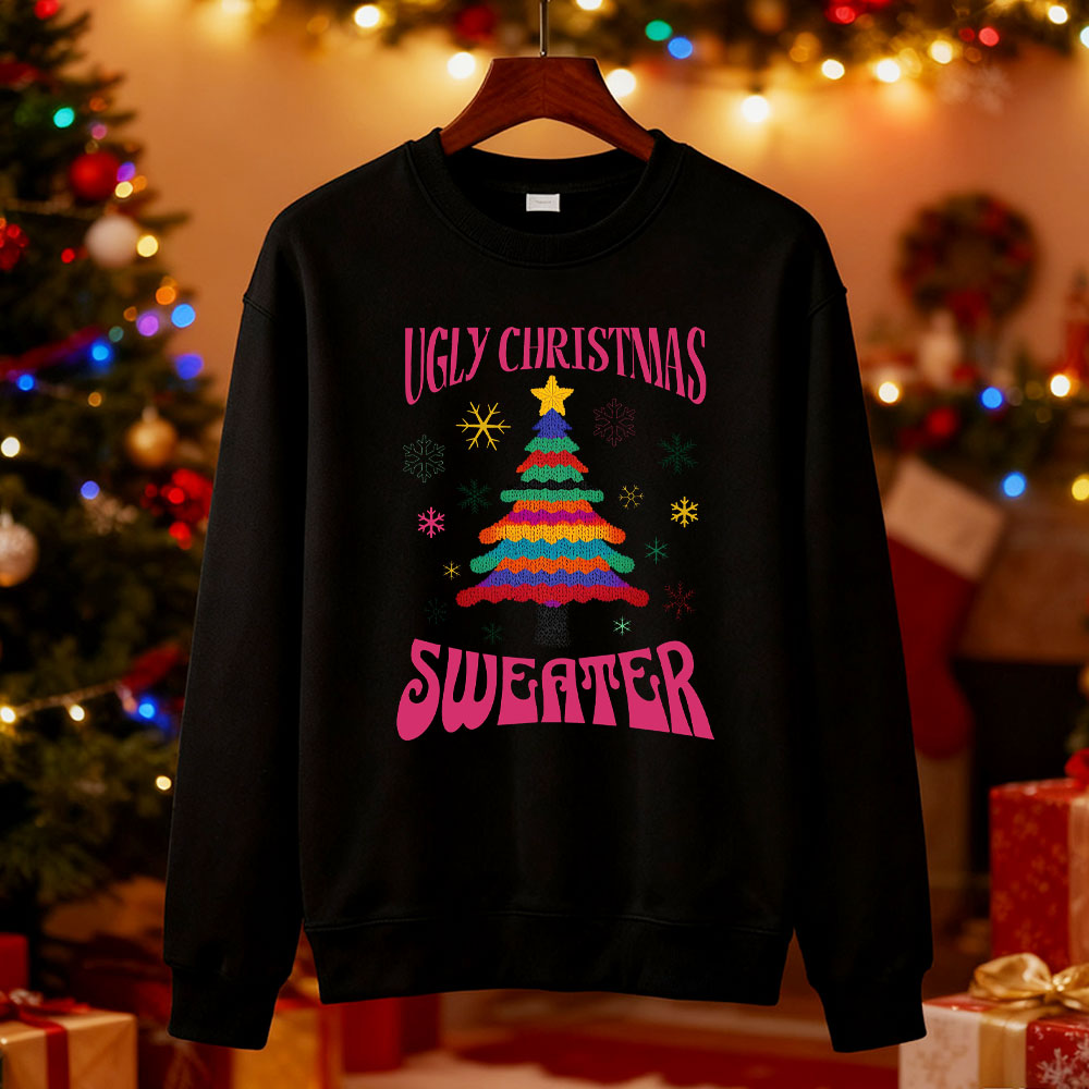 Ugly Christmas Sweater Tree Sw - Men'S Fashion For 70 Year Old ulasan dan harga