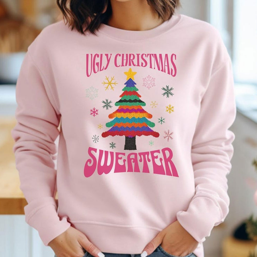 Ugly Christmas Sweater Tree Sw - Men'S Fashion For 70 Year Old ulasan dan harga