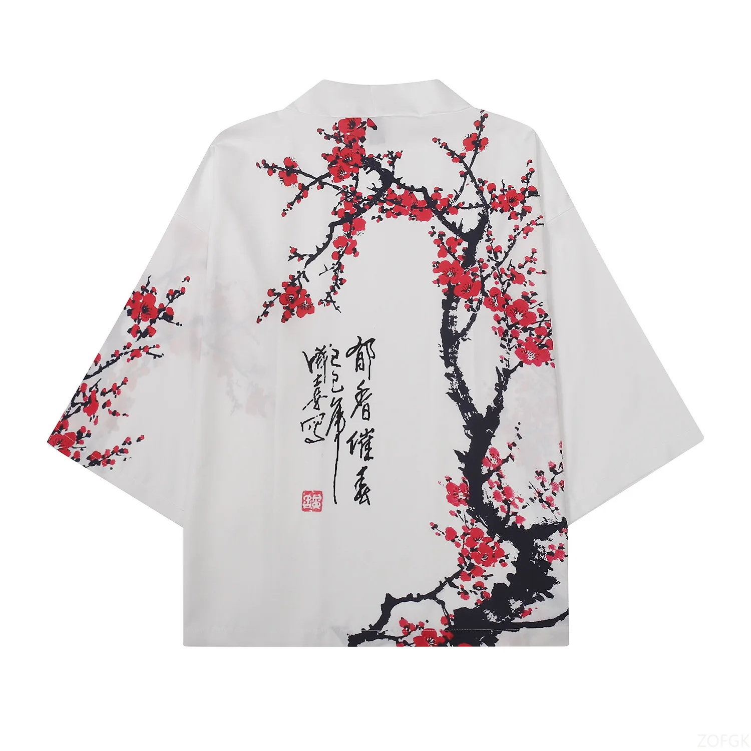 Summer Women Flower Print Kimo - Men'S Fashion Model ulasan dan harga