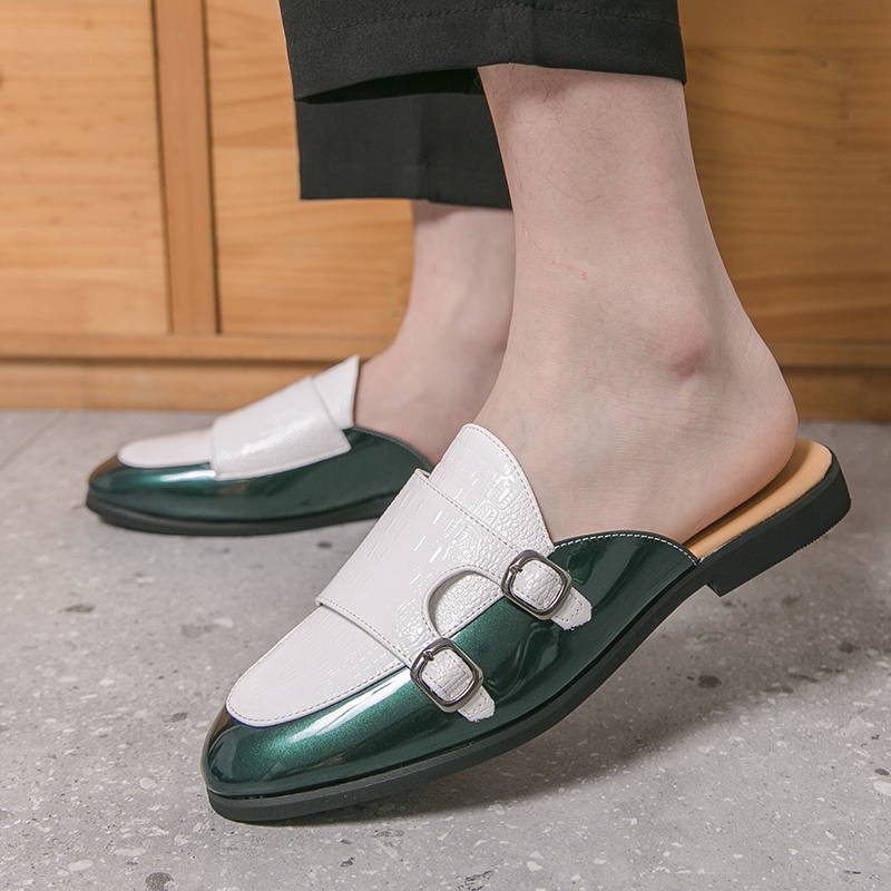 Man Half Slipper Shoes For Men - Men'S Fashion Loafers Shoes ulasan dan harga