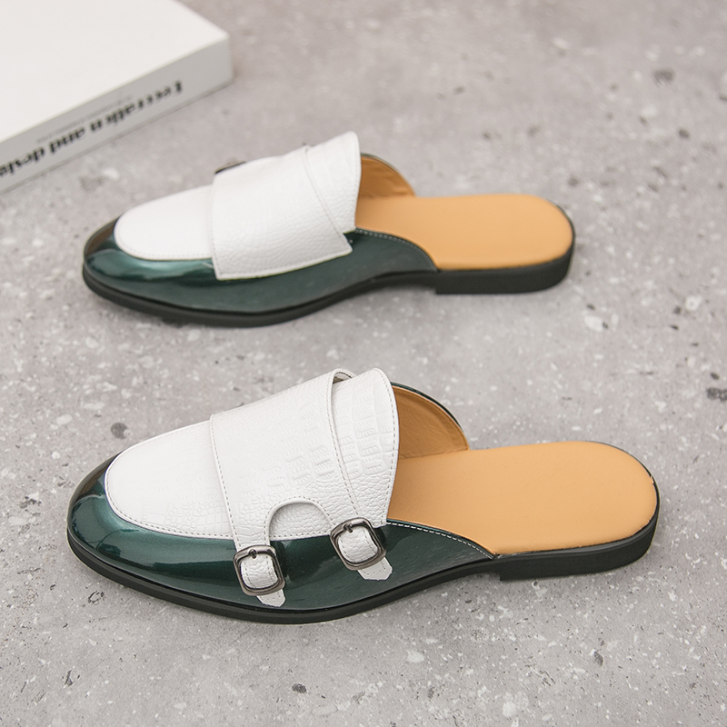 Man Half Slipper Shoes For Men - Men'S Fashion Loafers Shoes ulasan dan harga