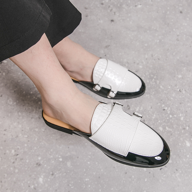 Man Half Slipper Shoes For Men - Men'S Fashion Loafers Shoes ulasan dan harga